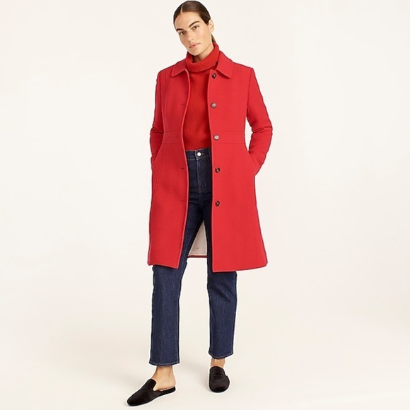 J. Crew Classic lady day coat in Italian double-cloth wool with Thinsulate - Picture 2 of 7